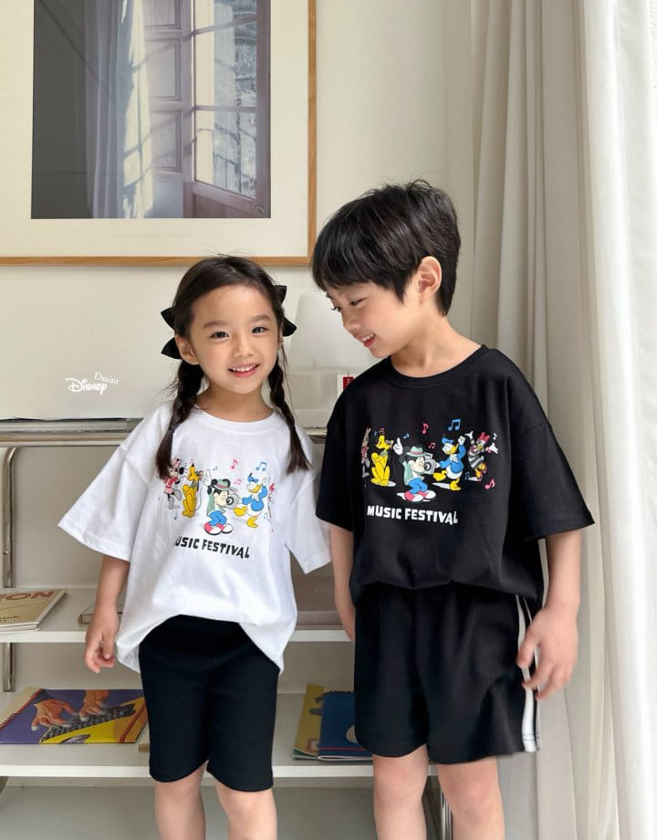 Dsaint - Korean Children Fashion - #kidsshorts - Music Friend Tee - 8