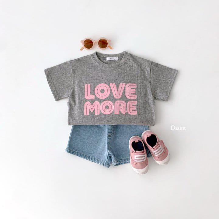 Dsaint - Korean Children Fashion - #kidsstore - Love More Tee - 10