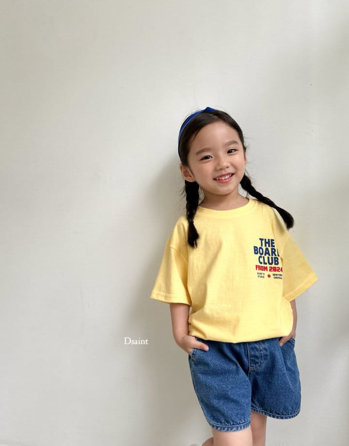 Dsaint - Korean Children Fashion - #kidsstore - Board Club Tee - 5