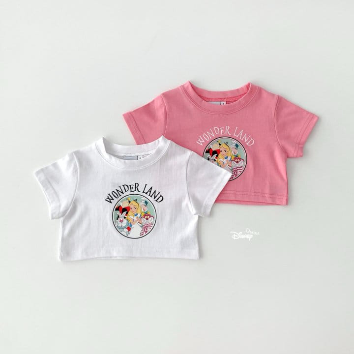 Dsaint - Korean Children Fashion - #kidsstore - Wonderland Crop Tee - 2