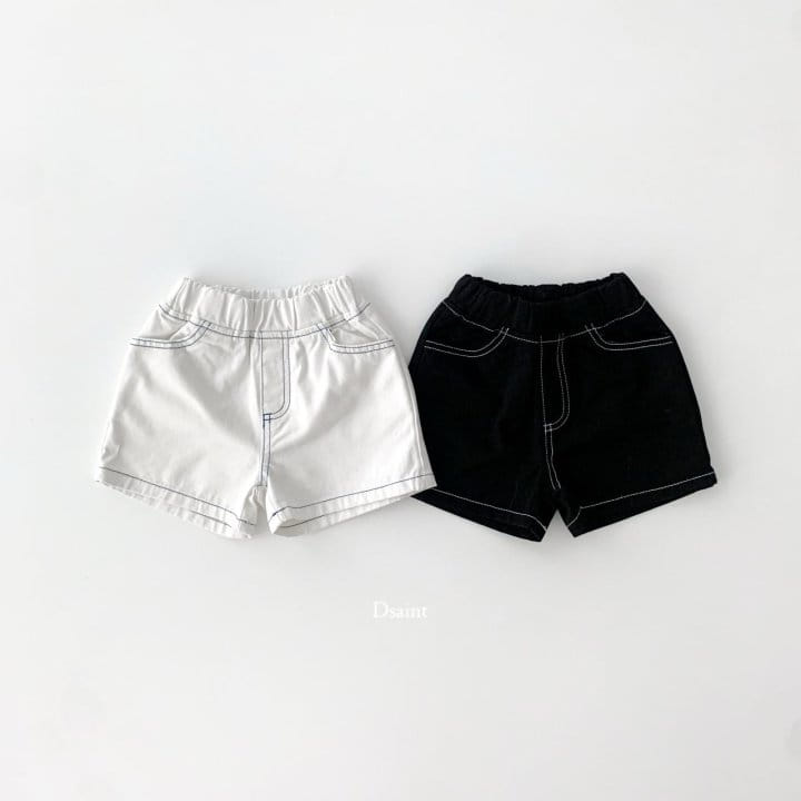 Dsaint - Korean Children Fashion - #kidsstore - Stitch C Short Pants