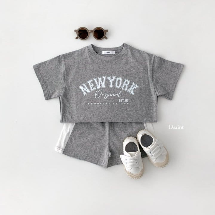 Dsaint - Korean Children Fashion - #kidzfashiontrend - Original New York Top Bottom Set - 7