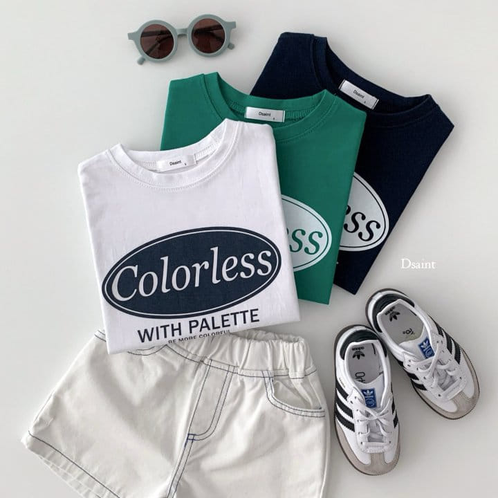 Dsaint - Korean Children Fashion - #kidzfashiontrend - Color Less Tee - 6