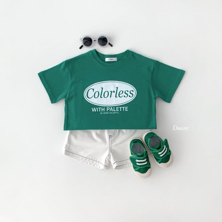 Dsaint - Korean Children Fashion - #littlefashionista - Color Less Tee - 8