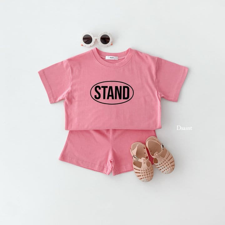 Dsaint - Korean Children Fashion - #littlefashionista - Stand Top Bottom Set - 6