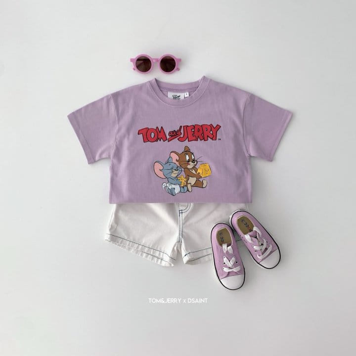 Dsaint - Korean Children Fashion - #minifashionista - Two J Cheese Tee - 8