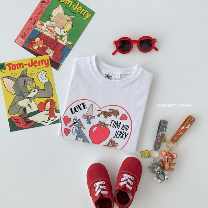 Dsaint - Korean Children Fashion - #minifashionista - Heart T J Tee - 2