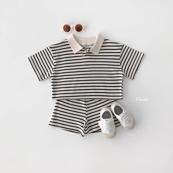 Dsaint - Korean Children Fashion - #minifashionista - Fashion ST Top Bottom Set - 7