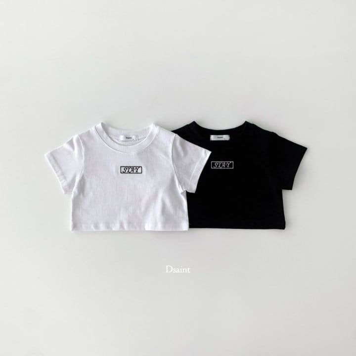 Dsaint - Korean Children Fashion - #prettylittlegirls - Stay Crop Tee