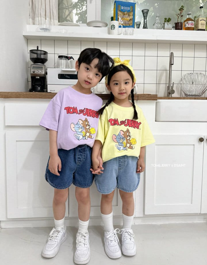 Dsaint - Korean Children Fashion - #prettylittlegirls - Two J Cheese Tee - 9