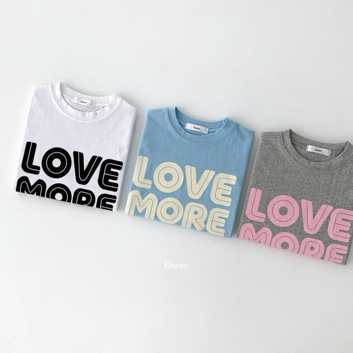 Dsaint - Korean Children Fashion - #stylishchildhood - Love More Tee - 3