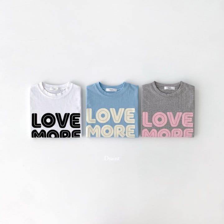 Dsaint - Korean Children Fashion - #todddlerfashion - Love More Tee