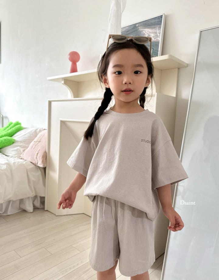 Dsaint - Korean Children Fashion - #todddlerfashion - Pigment Studio Top Bottom Set - 10