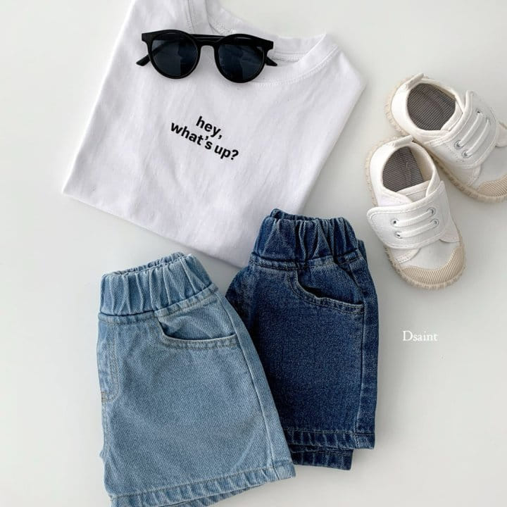 Dsaint - Korean Children Fashion - #todddlerfashion - Smart Denim Shorts - 8