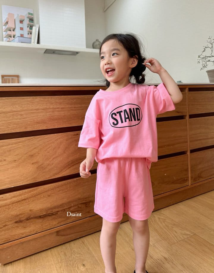 Dsaint - Korean Children Fashion - #todddlerfashion - Stand Top Bottom Set - 10