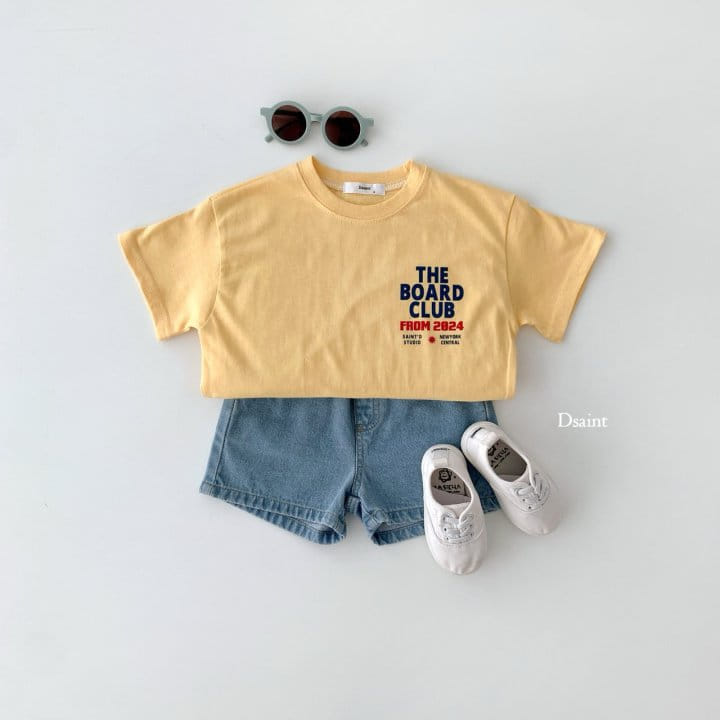 Dsaint - Korean Children Fashion - #toddlerclothing - Smart Denim Shorts - 9