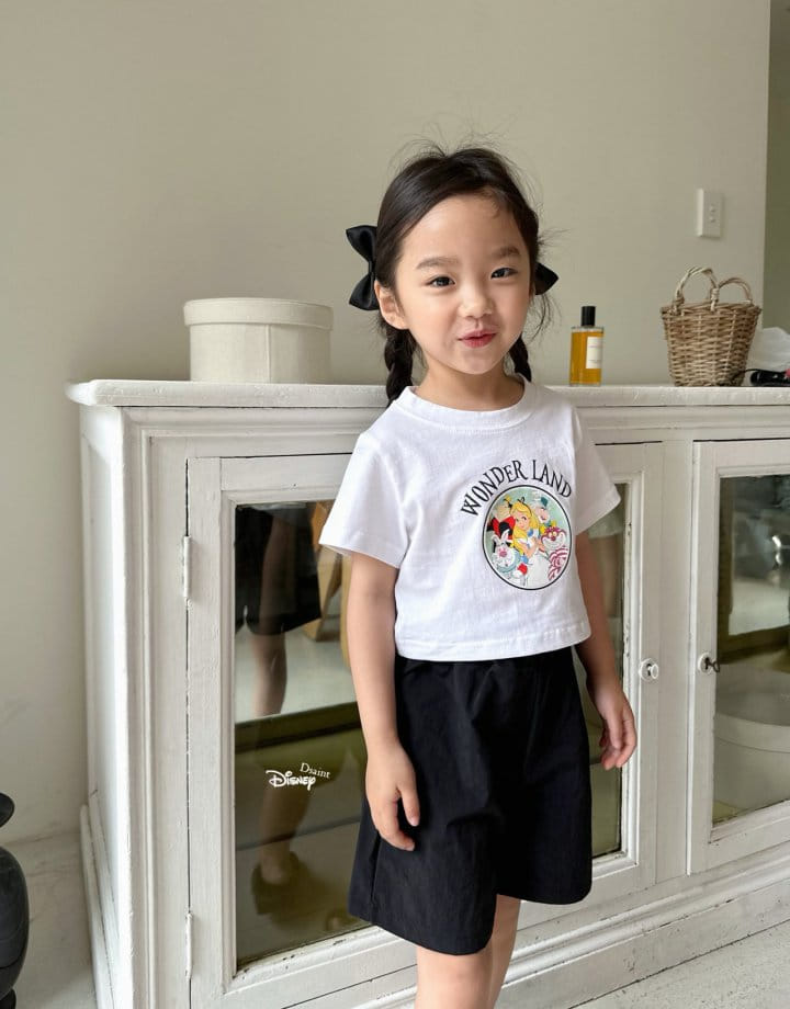 Dsaint - Korean Children Fashion - #toddlerclothing - Wonderland Crop Tee - 10