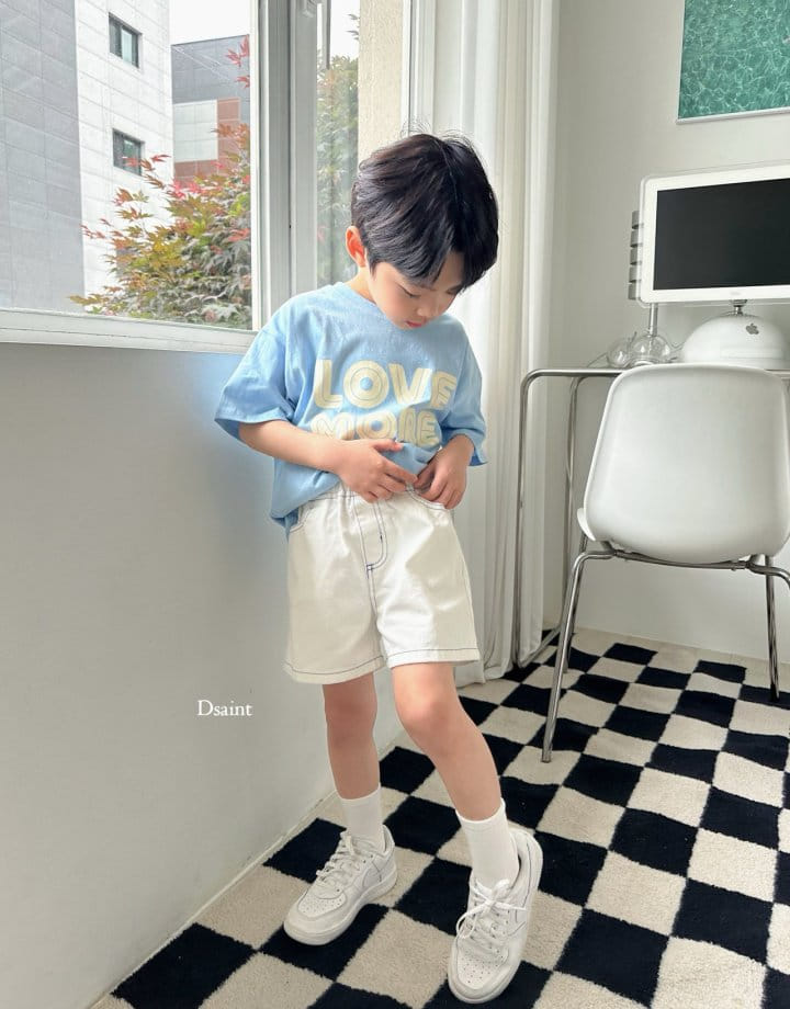 Dsaint - Korean Children Fashion - #toddlerclothing - Stitch C Short Pants - 9