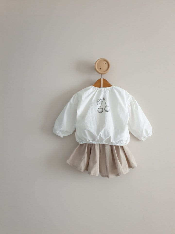 Eclair - Korean Children Fashion - #littlefashionista - Cherry Wind Breaker