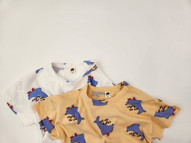 Ellykiki - Korean Children Fashion - #fashionkids - Dolphin Tee - 2