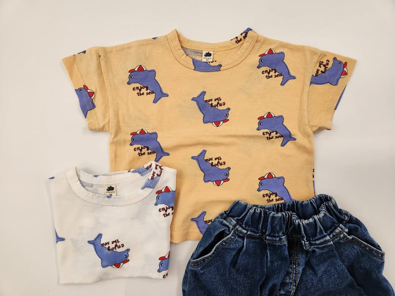 Ellykiki - Korean Children Fashion - #littlefashionista - Dolphin Tee - 7