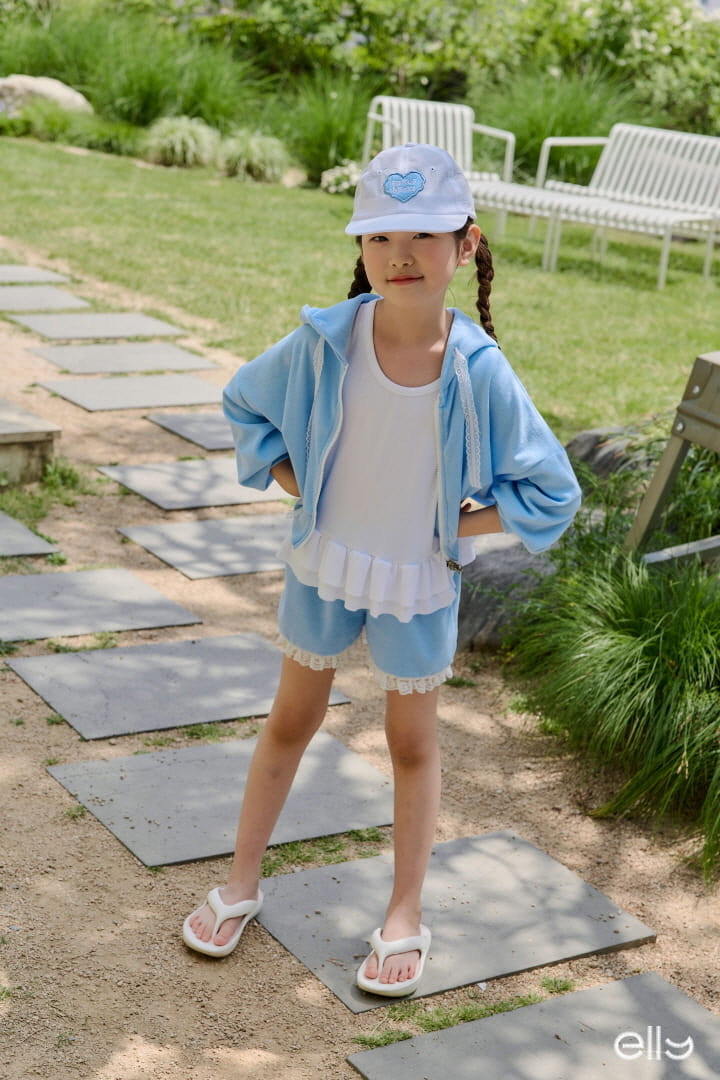 Ellymolly - Korean Children Fashion - #Kfashion4kids - Ccomo Frill Span Sleeveless Tee - 6