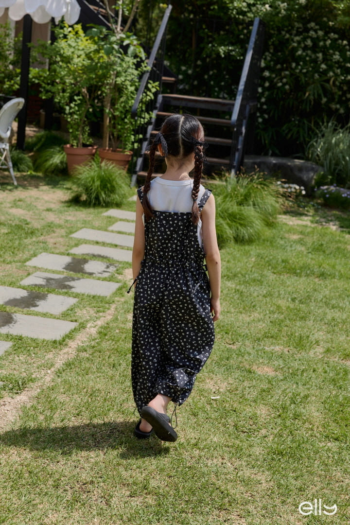 Ellymolly - Korean Children Fashion - #Kfashion4kids - Flower Overalls - 5