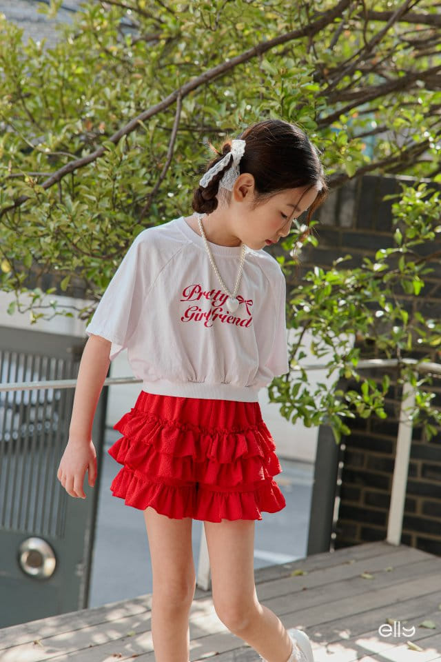 Ellymolly - Korean Children Fashion - #prettylittlegirls - Pretty Crop Tee - 4