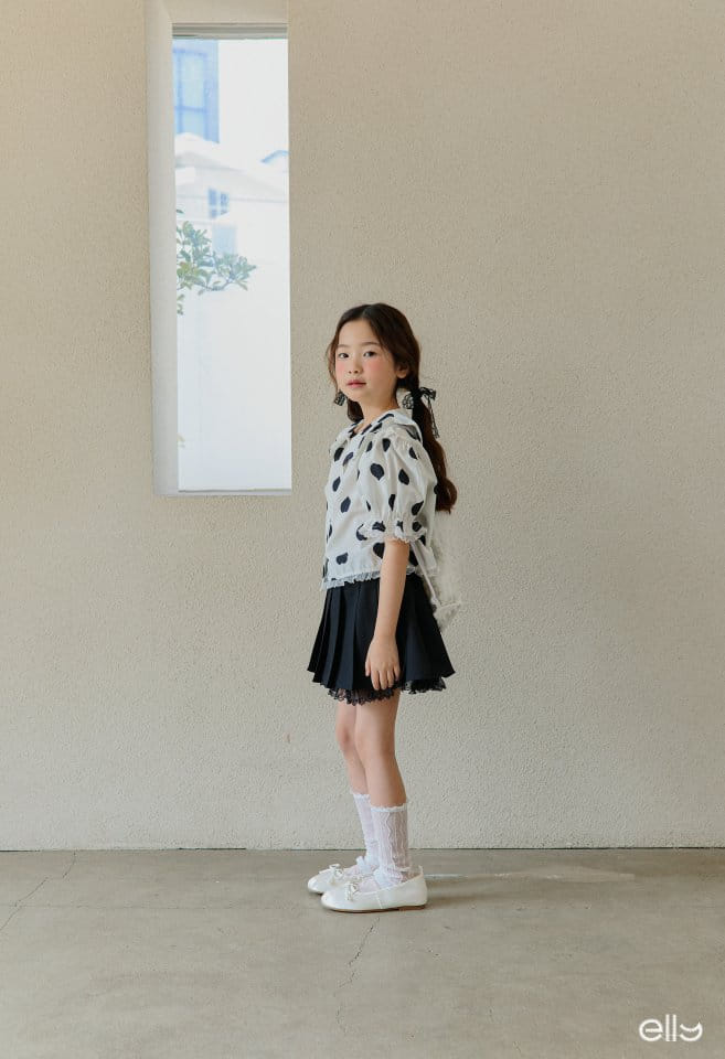 Ellymolly - Korean Children Fashion - #designkidswear - Over Puff Blanc - 8