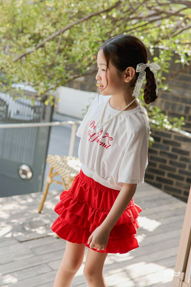 Ellymolly - Korean Children Fashion - #discoveringself - Pretty Crop Tee - 8