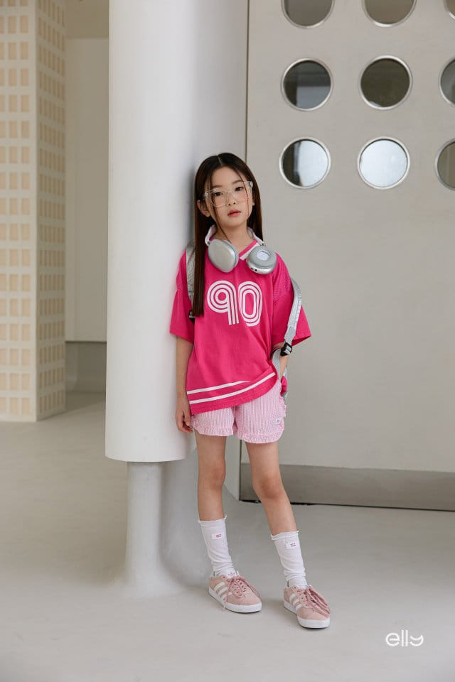 Ellymolly - Korean Children Fashion - #discoveringself - Mesh V Neck Tee