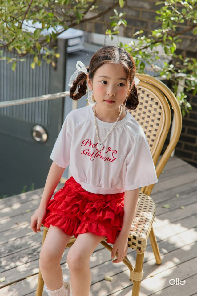 Ellymolly - Korean Children Fashion - #fashionkids - Pretty Crop Tee - 9