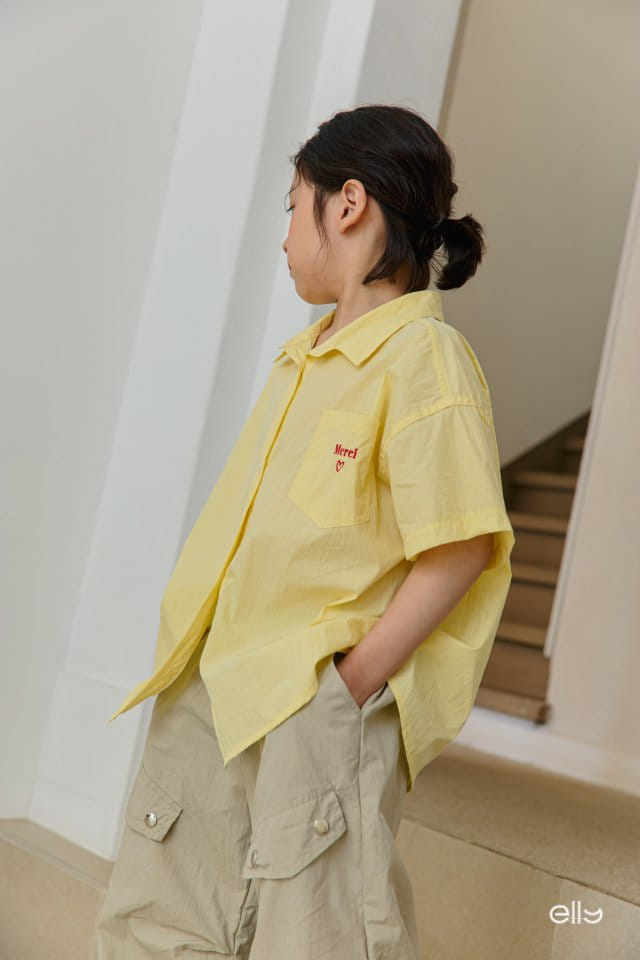 Ellymolly - Korean Children Fashion - #fashionkids - Cream Crunch Shirt - 8