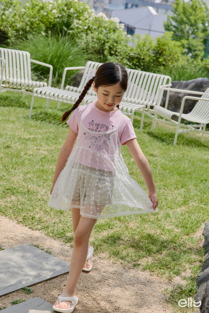 Ellymolly - Korean Children Fashion - #kidsshorts - Petite Crop Tee - 10