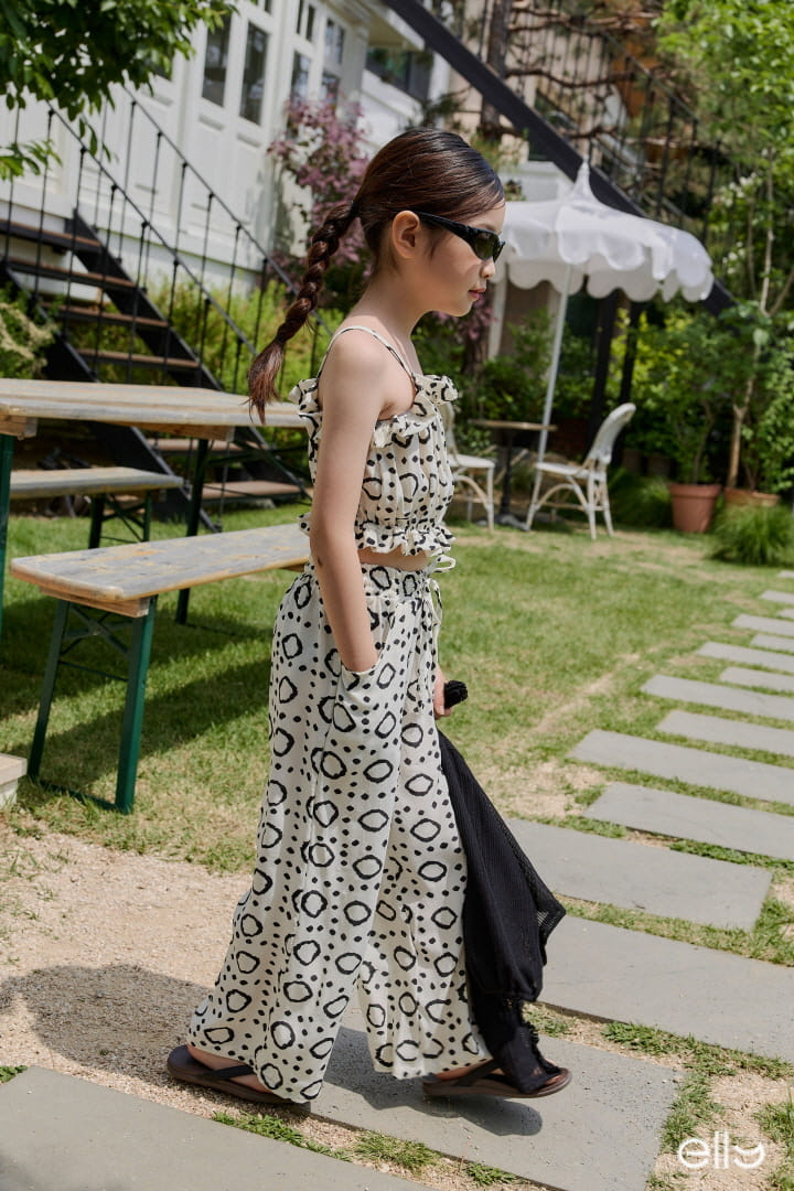 Ellymolly - Korean Children Fashion - #littlefashionista - Crab Wide Pants - 8