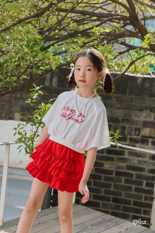 Ellymolly - Korean Children Fashion - #magicofchildhood - Pretty Crop Tee