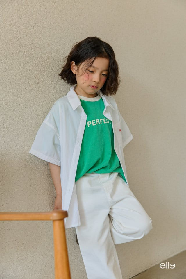 Ellymolly - Korean Children Fashion - #minifashionista - Cream Crunch Shirt