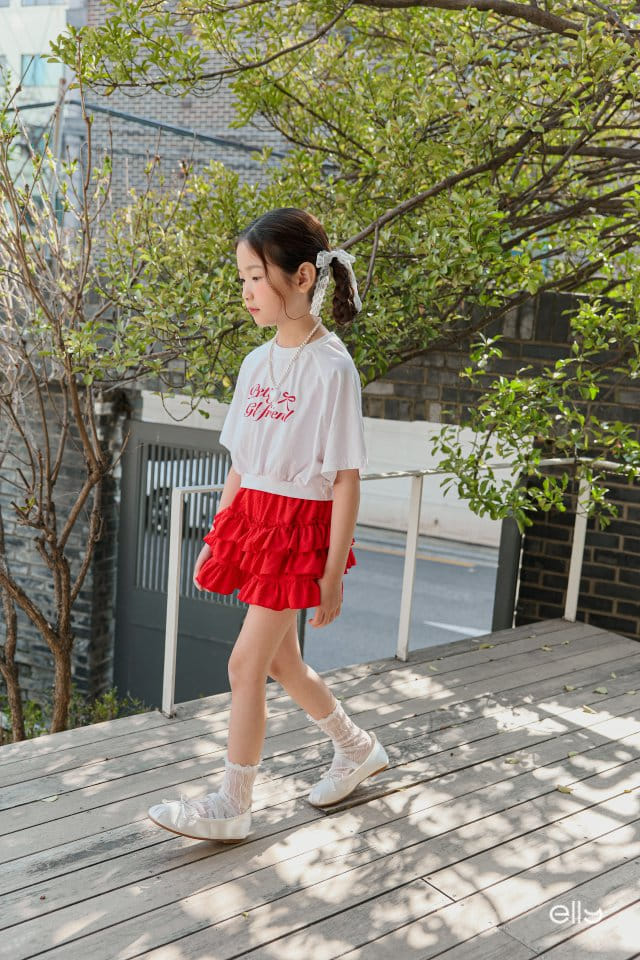 Ellymolly - Korean Children Fashion - #prettylittlegirls - Pretty Crop Tee - 3