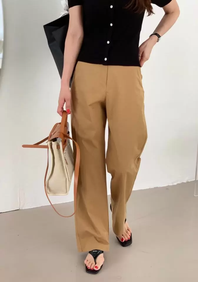 Elmu - Korean Women Fashion - #restrostyle - M Daily Pants - 4