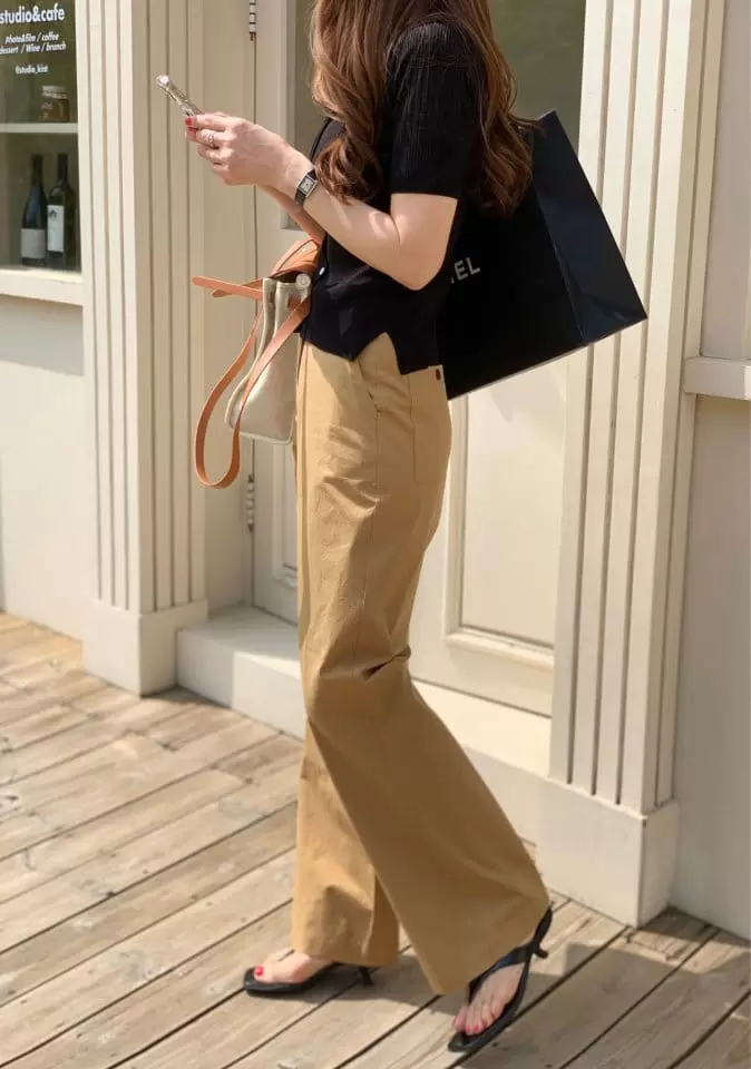 Elmu - Korean Women Fashion - #vintagekidsstyle - M Daily Pants