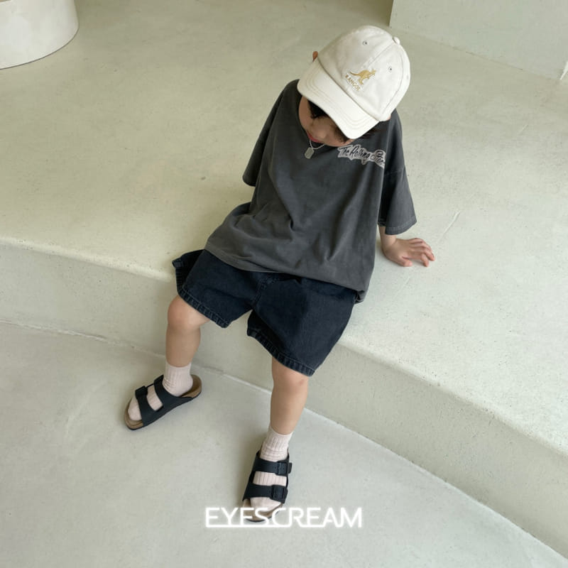 Eyescream - Korean Children Fashion - #Kfashion4kids - Edge Black Denim Shorts - 7