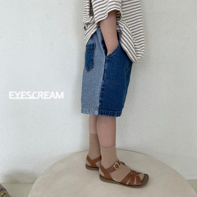 Eyescream - Korean Children Fashion - #Kfashion4kids - Signature Denim Short Pants