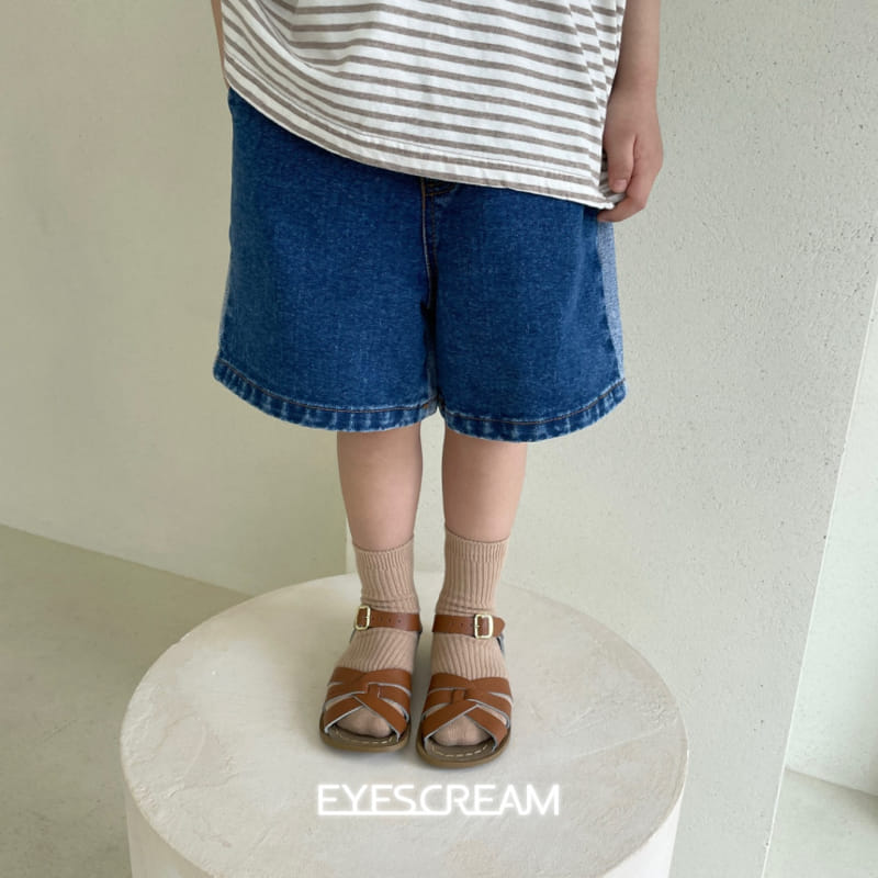 Eyescream - Korean Children Fashion - #childofig - Signature Denim Short Pants - 6