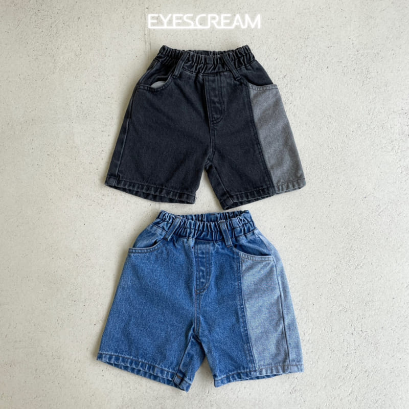 Eyescream - Korean Children Fashion - #childrensboutique - S Reverse Denim Shorts - 2