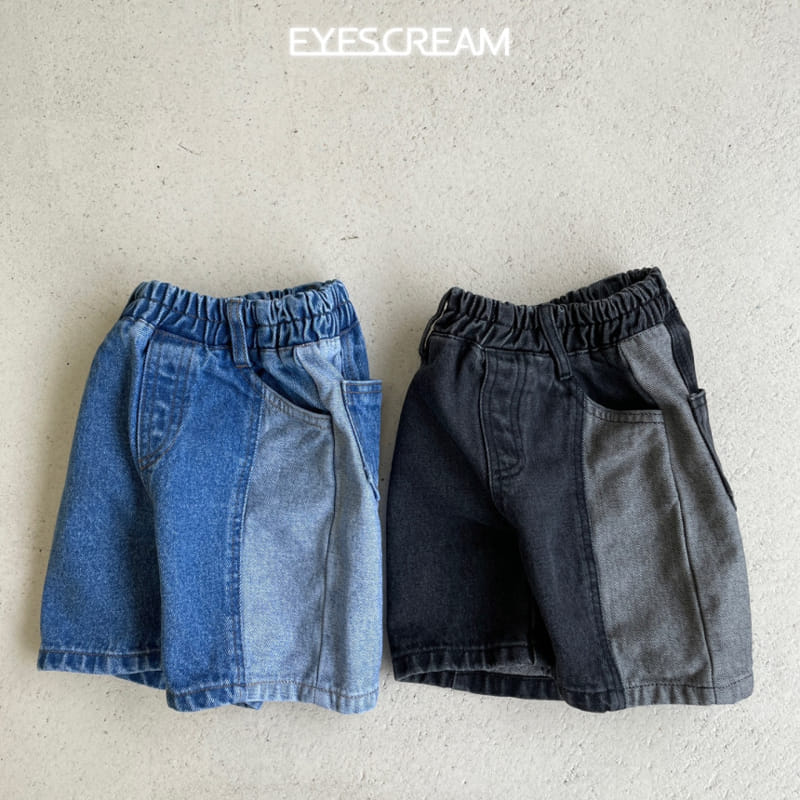 Eyescream - Korean Children Fashion - #designkidswear - S Reverse Denim Shorts - 3