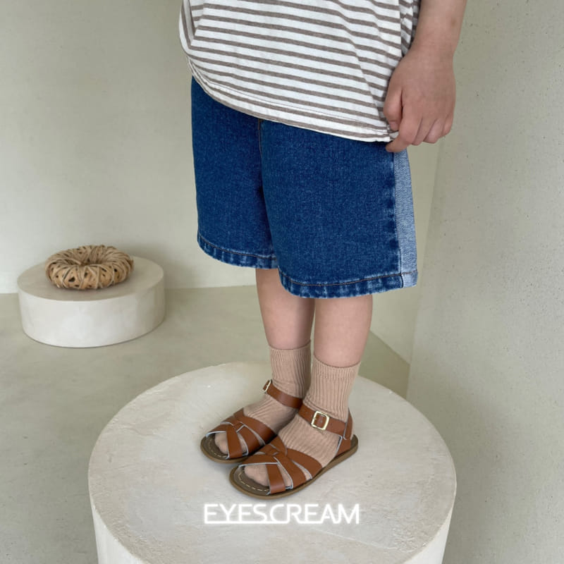 Eyescream - Korean Children Fashion - #designkidswear - Signature Denim Short Pants - 9