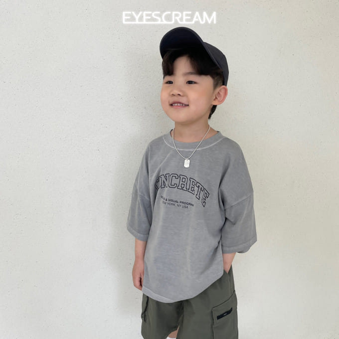 Eyescream - Korean Children Fashion - #designkidswear - Concrete Pig Tee With MoM