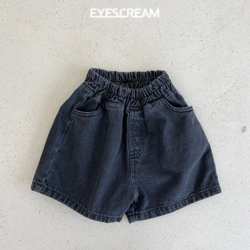 Eyescream - Korean Children Fashion - #discoveringself - Edge Black Denim Shorts - 2