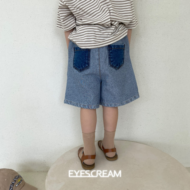 Eyescream - Korean Children Fashion - #fashionkids - Signature Denim Short Pants - 11