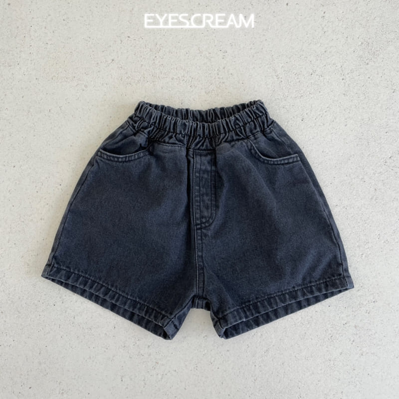 Eyescream - Korean Children Fashion - #fashionkids - Edge Black Denim Shorts - 4